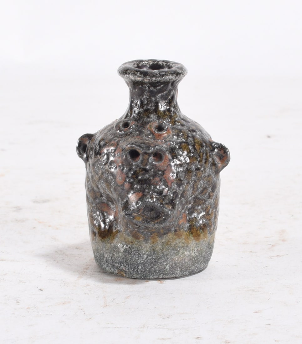 North Carolina Miniature Face Jug: North Carolina Miniature Face Jug