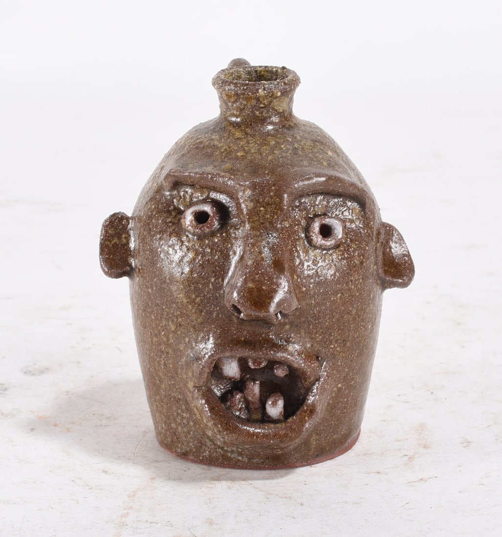 Marvin Bailey Miniature Pottery Face Jug (1 of 3)