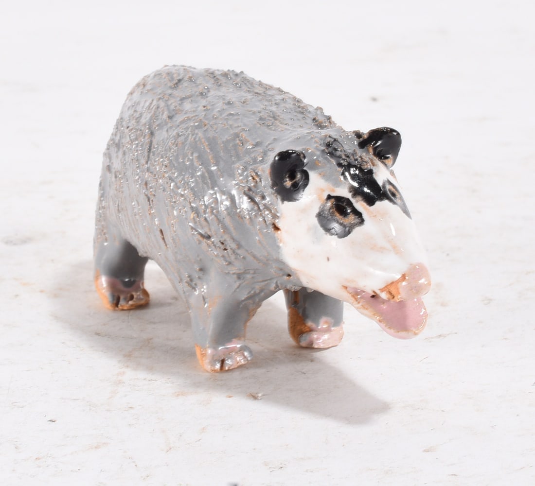 Lynn Bailey Miniature Pottery Possum: Lynn Bailey Miniature Pottery Possum