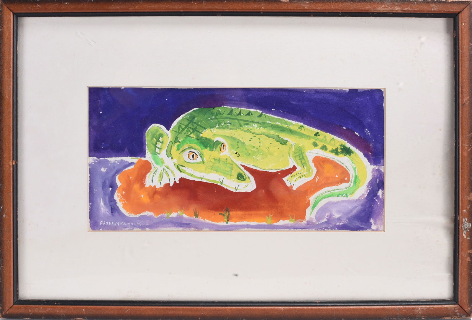 Frank McGuigah Watercolor on Paper: Frank McGuigah Watercolor on Paper