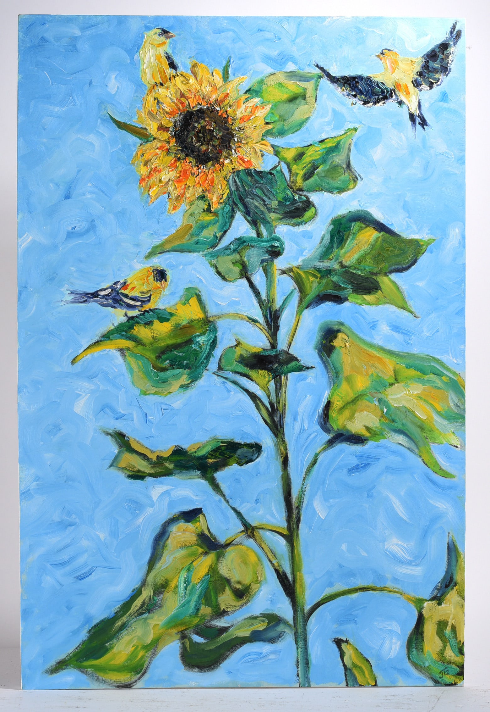 Sunflower Painting on Canvas: Sunflower Painting on Canvas