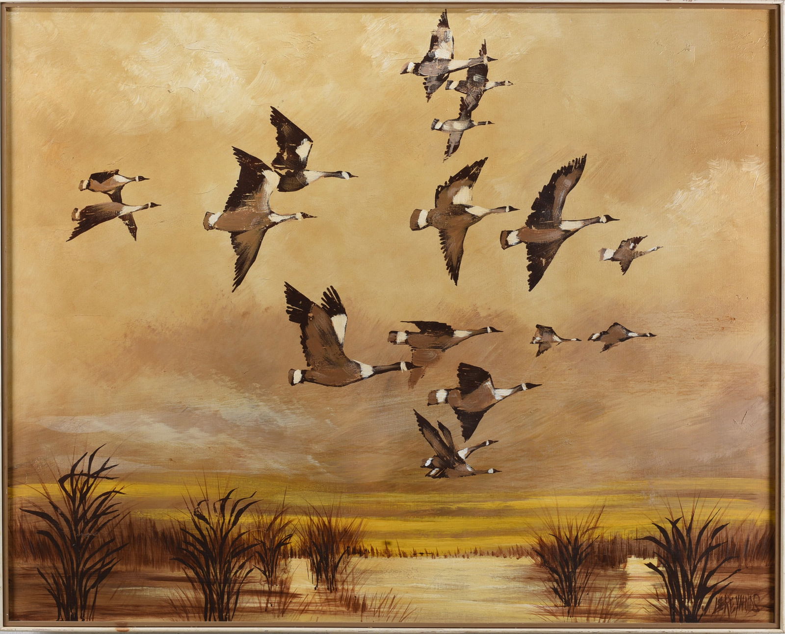 Lee Reynolds Painting on Canvas: Lee Reynolds Painting on Canvas