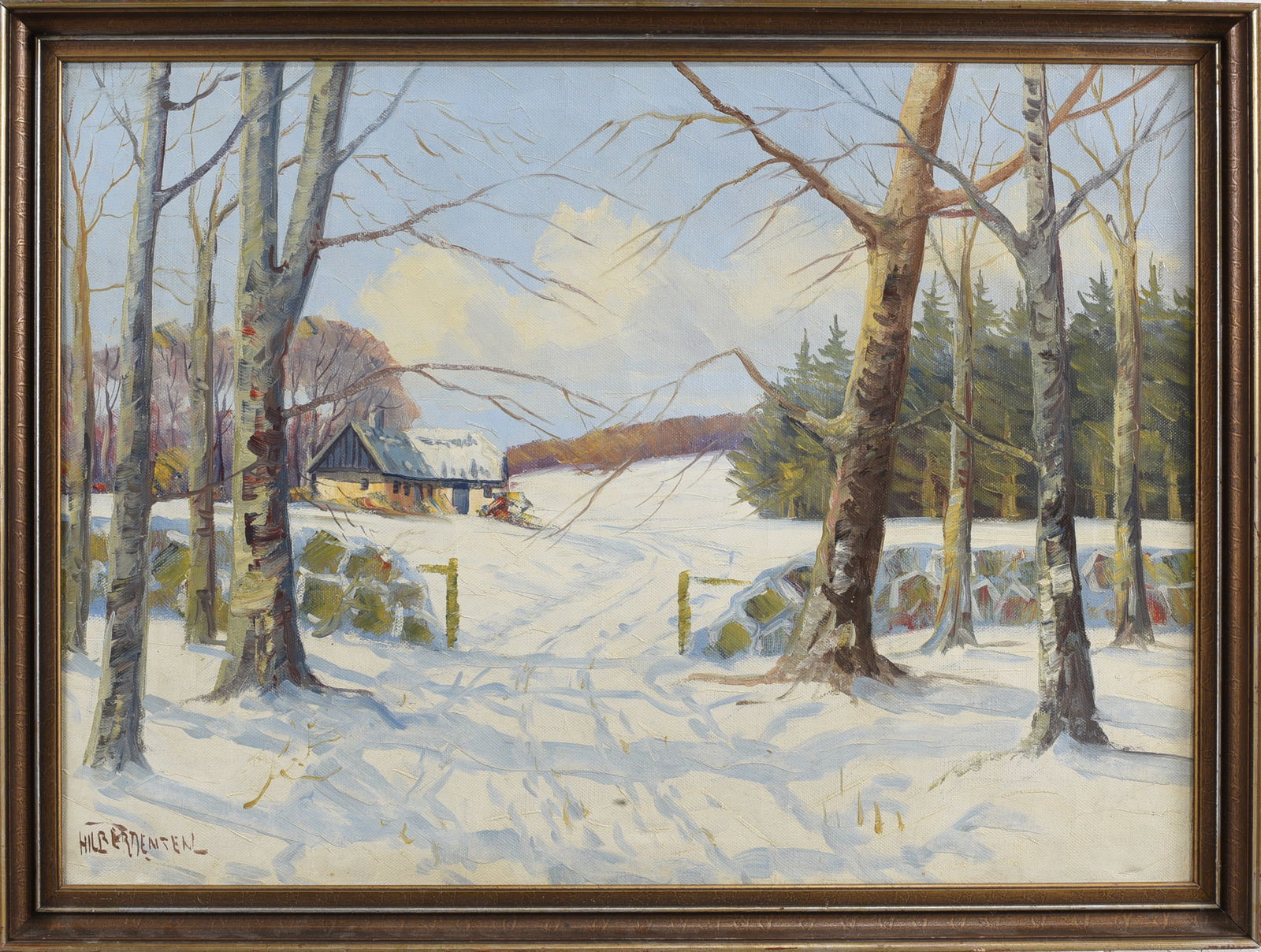 Painting on Canvas Signed: Painting on Canvas Signed