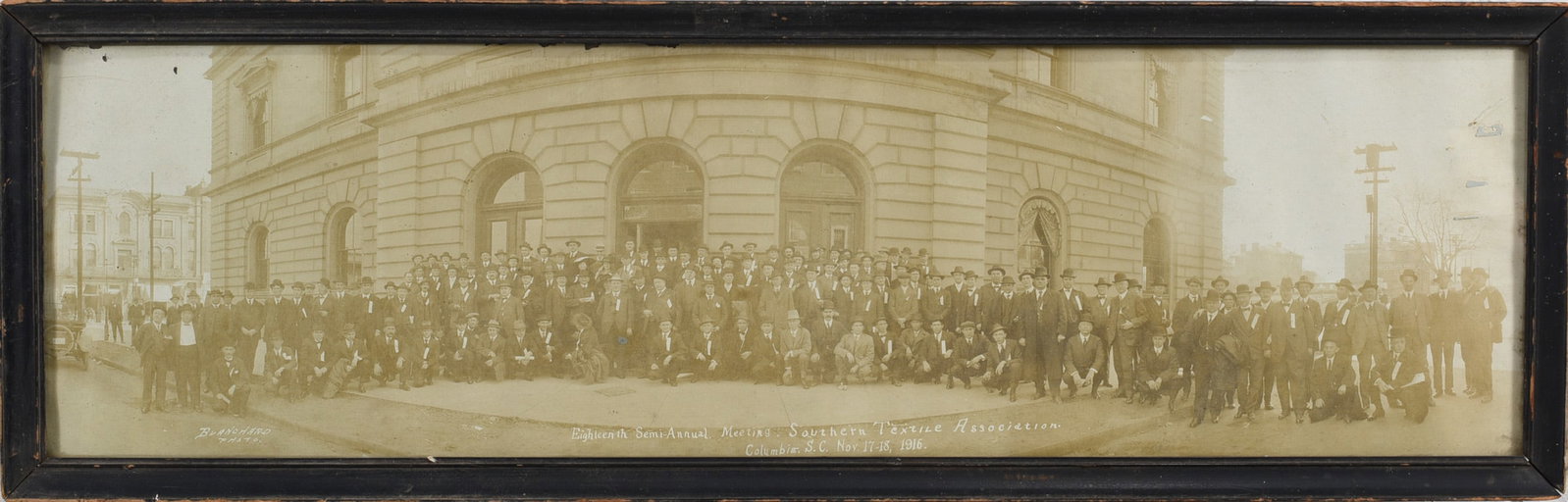 1916 Columbia South Carolina Southern Textile Meeting Photograph: 1916 Columbia South Carolina Southern Textile Meeting Photograph