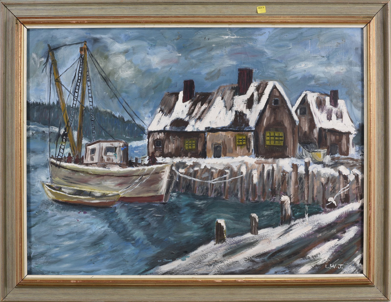 Painting on Canvas Signed: Painting on Canvas Signed