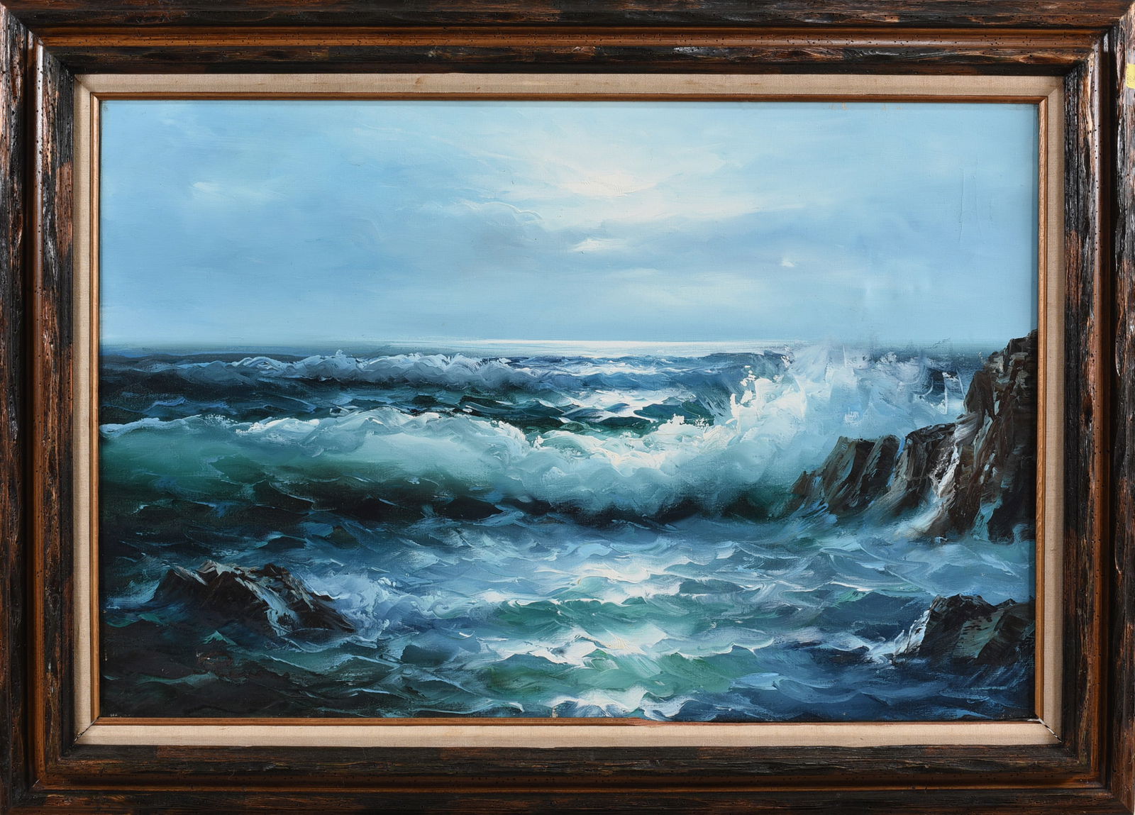 Painting on Canvas Framed: Painting on Canvas Framed