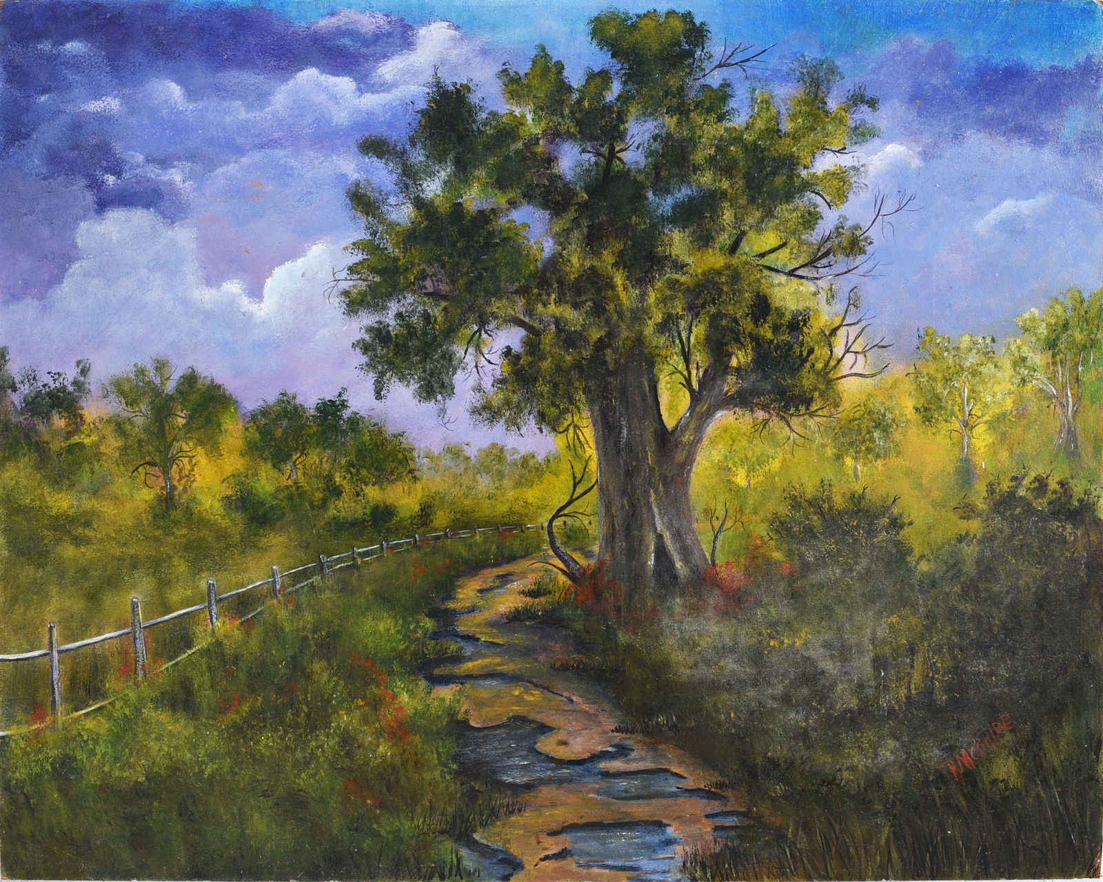 Painting on Masonite Board: Painting on Masonite Board