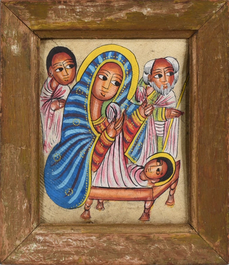 Ethiopian Folk Art Painting: Ethiopian Folk Art Painting