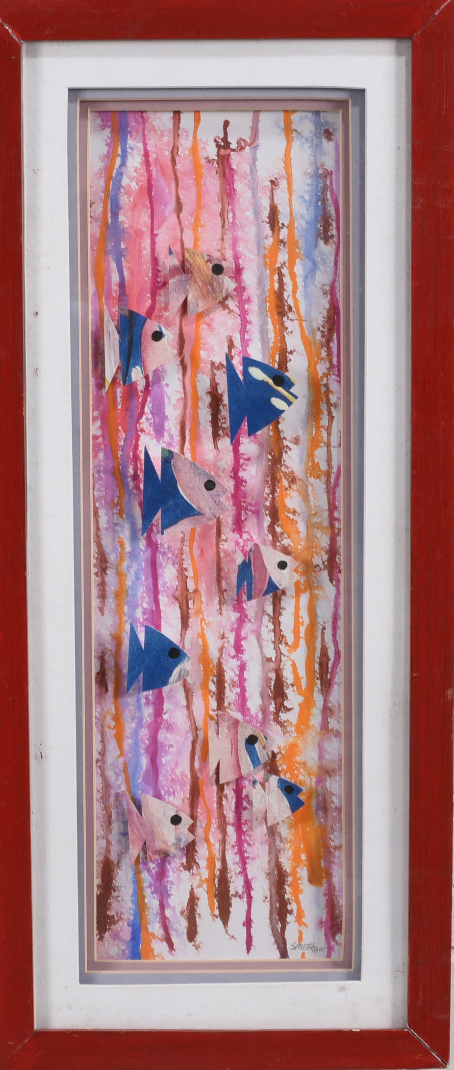 Framed Calage Artwork: Framed Calage Artwork