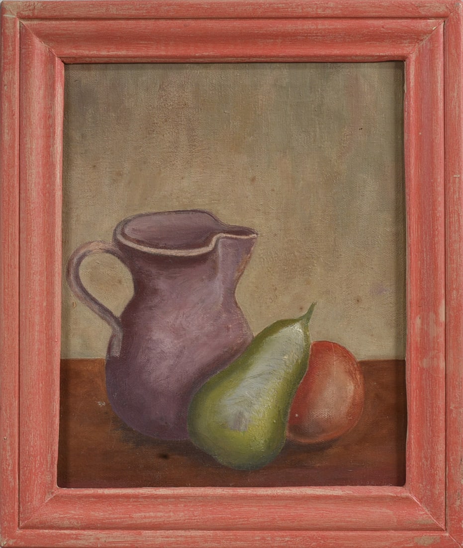 ca. 1900 Painting on Canvas: ca. 1900 Painting on Canvas