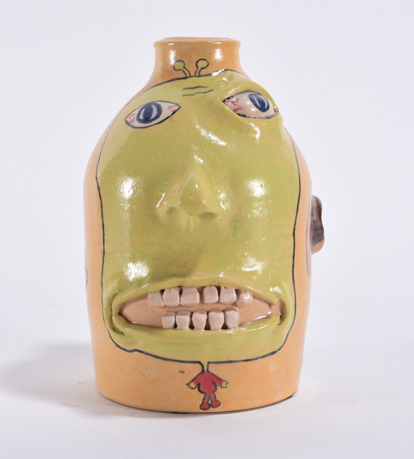Stacy Lambert Folk Pottery Jug (1 of 4)