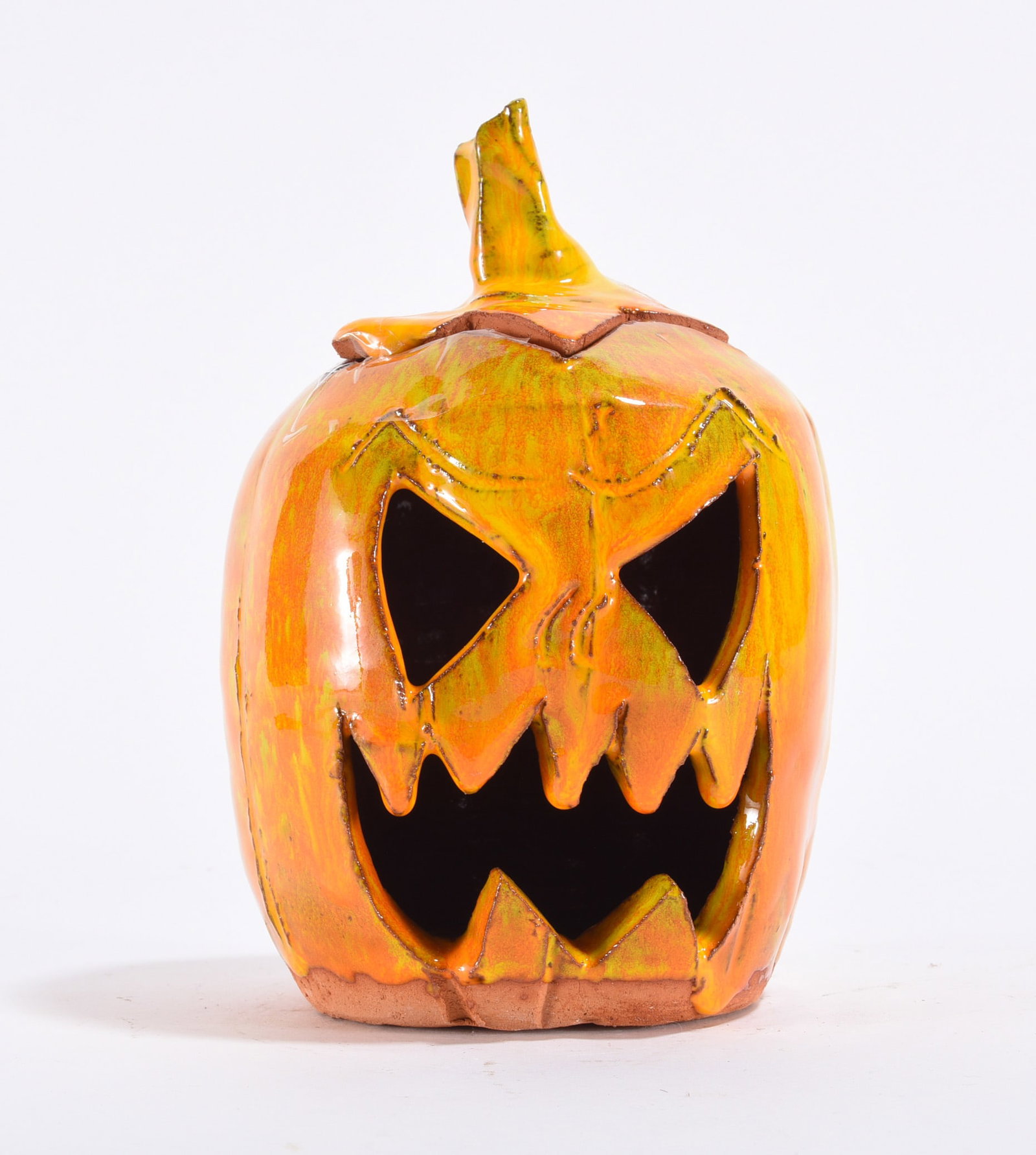 Mike Hanning Pottery Jackolantern (1 of 3)