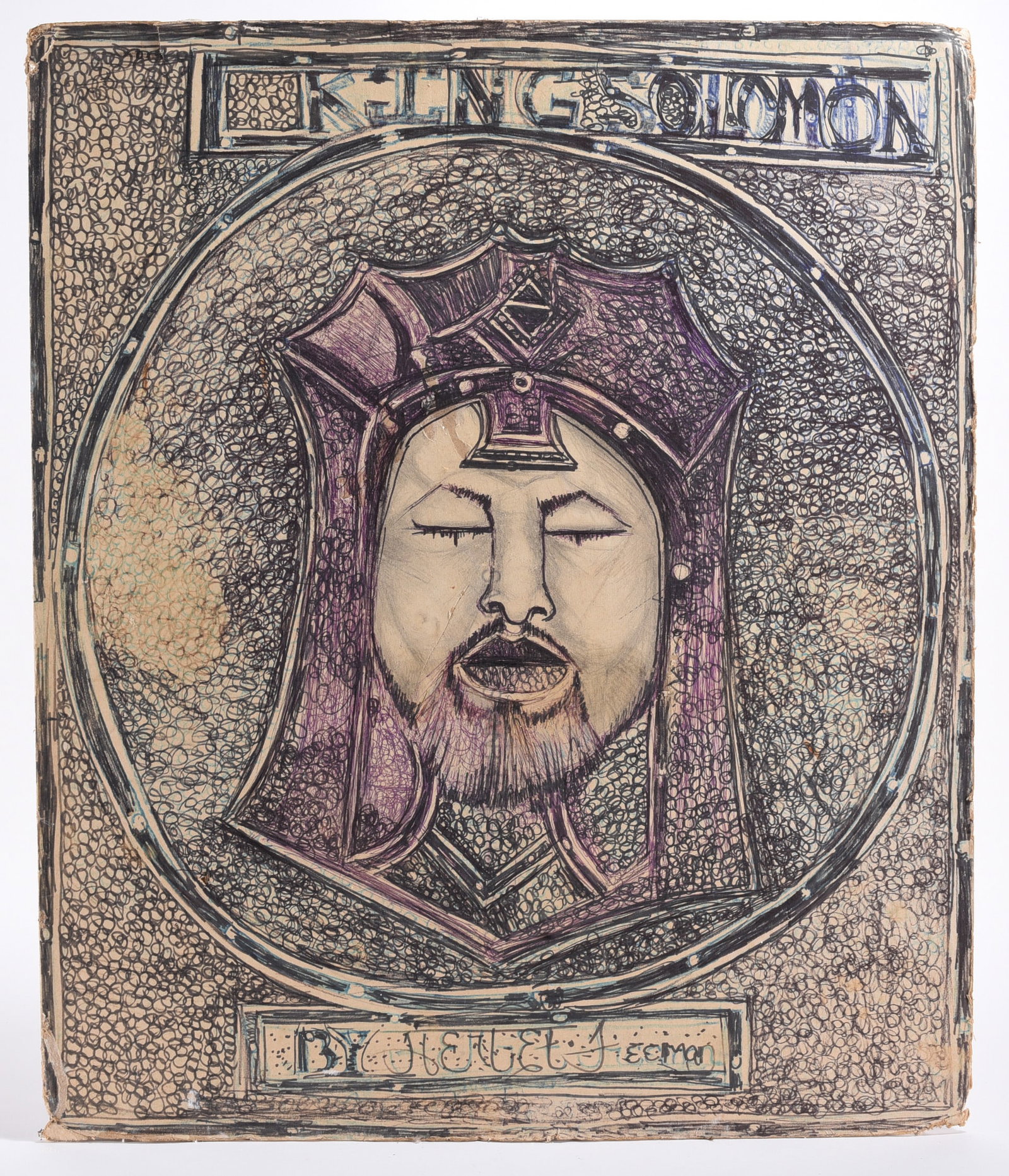 Herbert Freeman Outsider Art: Herbert Freeman Outsider Art Herbert Freeman (American, Florida, contemporary) is an outsider artist known for improvised paintings made and sold in downtown Orlando.