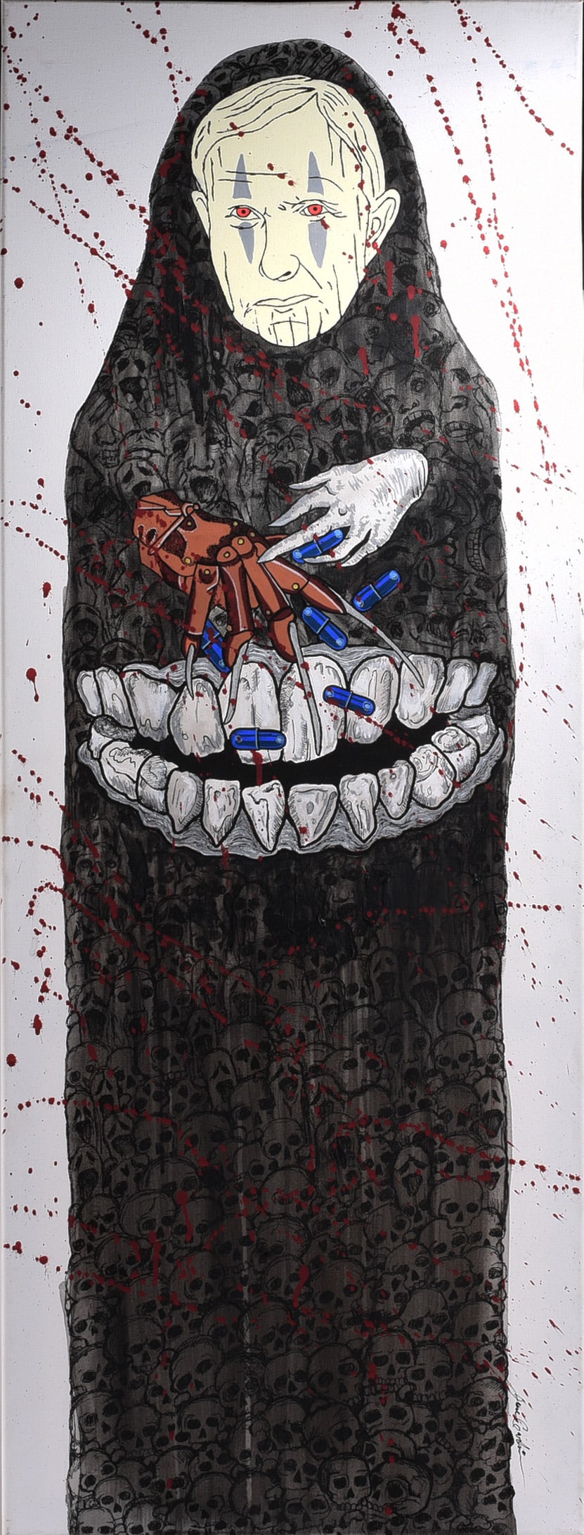 Jessie Clarkson Painting on Canvas: Jessie Clarkson Painting on Canvas Jessie Clarkson (American, contemporary) is a self-taught artist known for folk-style paintings on canvas.