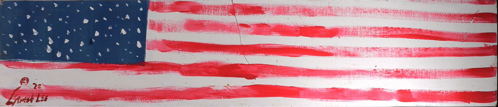 Ernest Lee Painting on Wood (1 of 2)