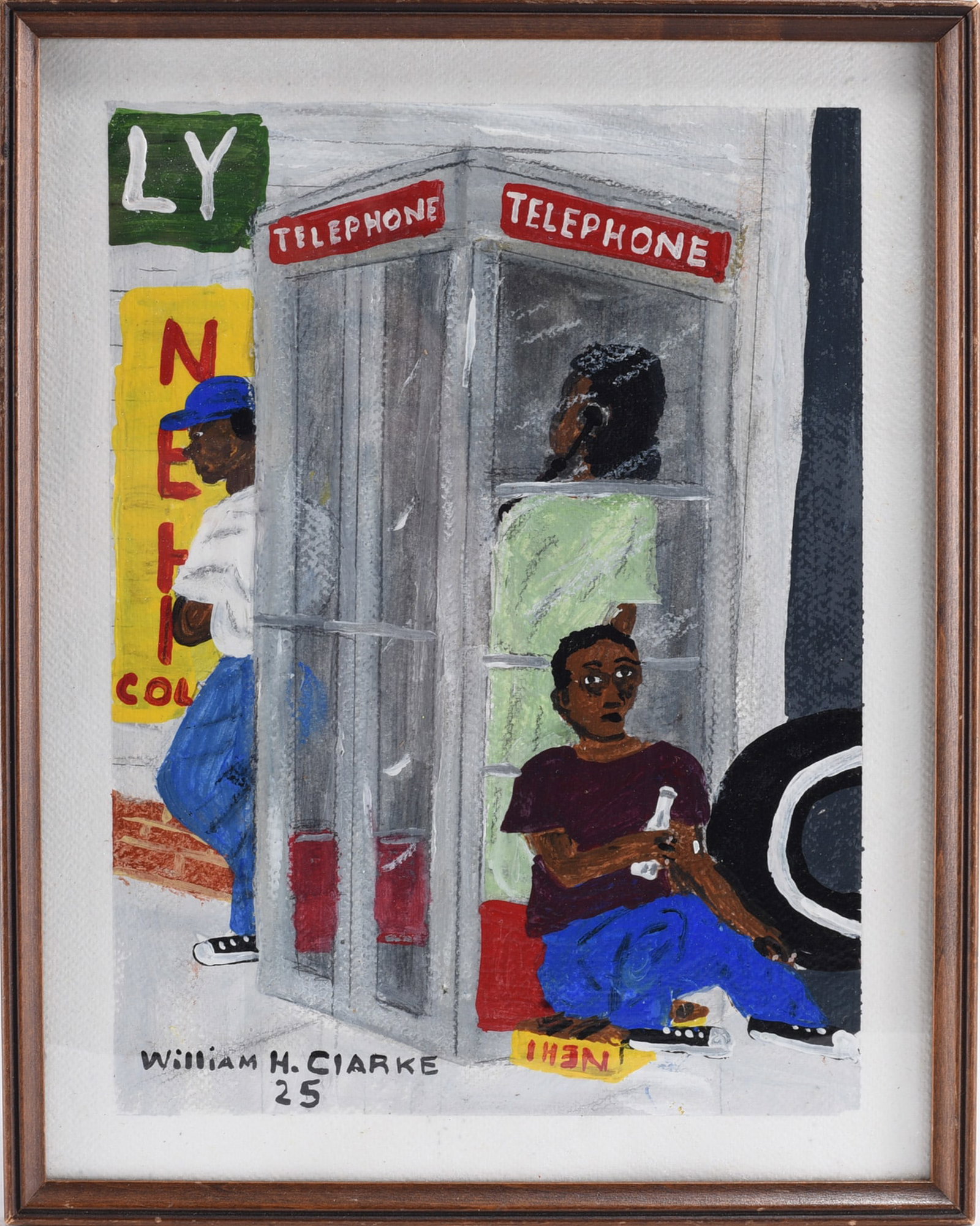 William H. Clarke Painting on Paper: William H. Clarke Painting on Paper William H. Clarke (American, contemporary) is a self-taught artist known for mixed-media works on paper.