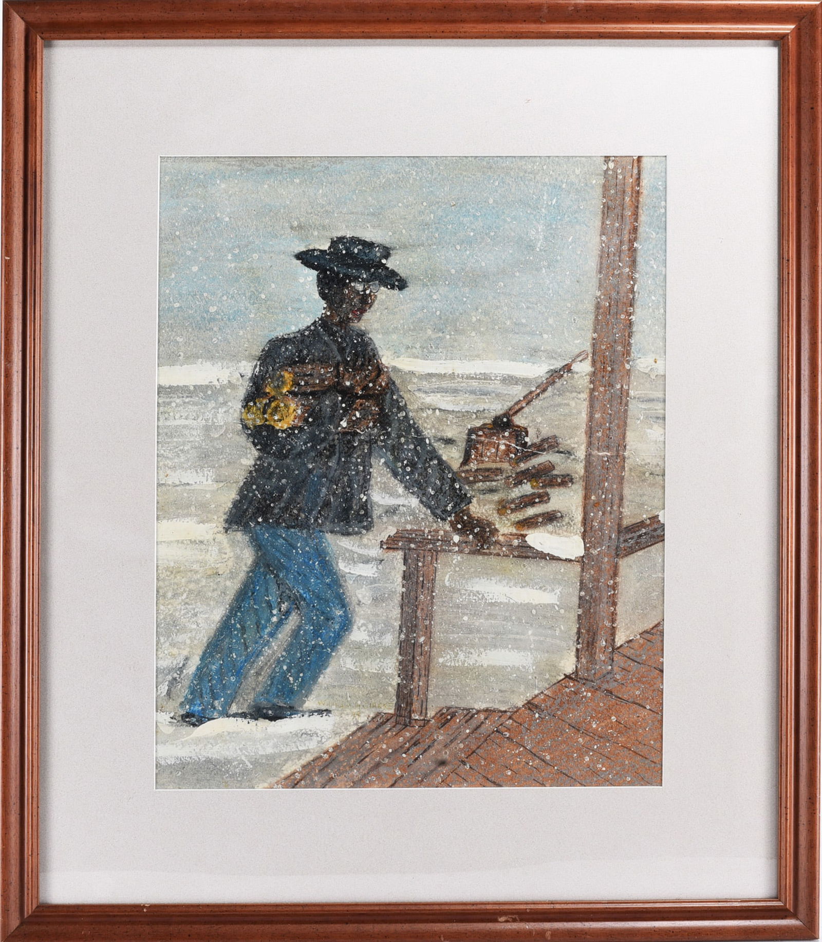 William H. Clarke Mixed Media on Paper: William H. Clarke Mixed Media on Paper William H. Clarke (American, contemporary) is a self-taught artist known for mixed-media works on paper.