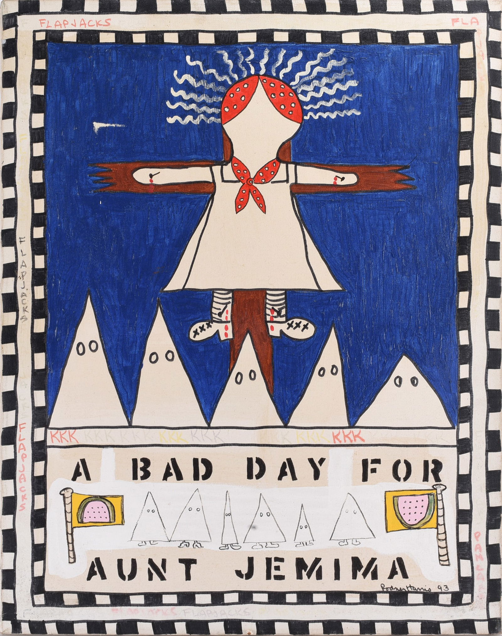 Rodney Harris Folk Painting: Rodney Harris Folk Painting Rodney Harris (American, contemporary) is a self-taught artist known for painted folk scenes.