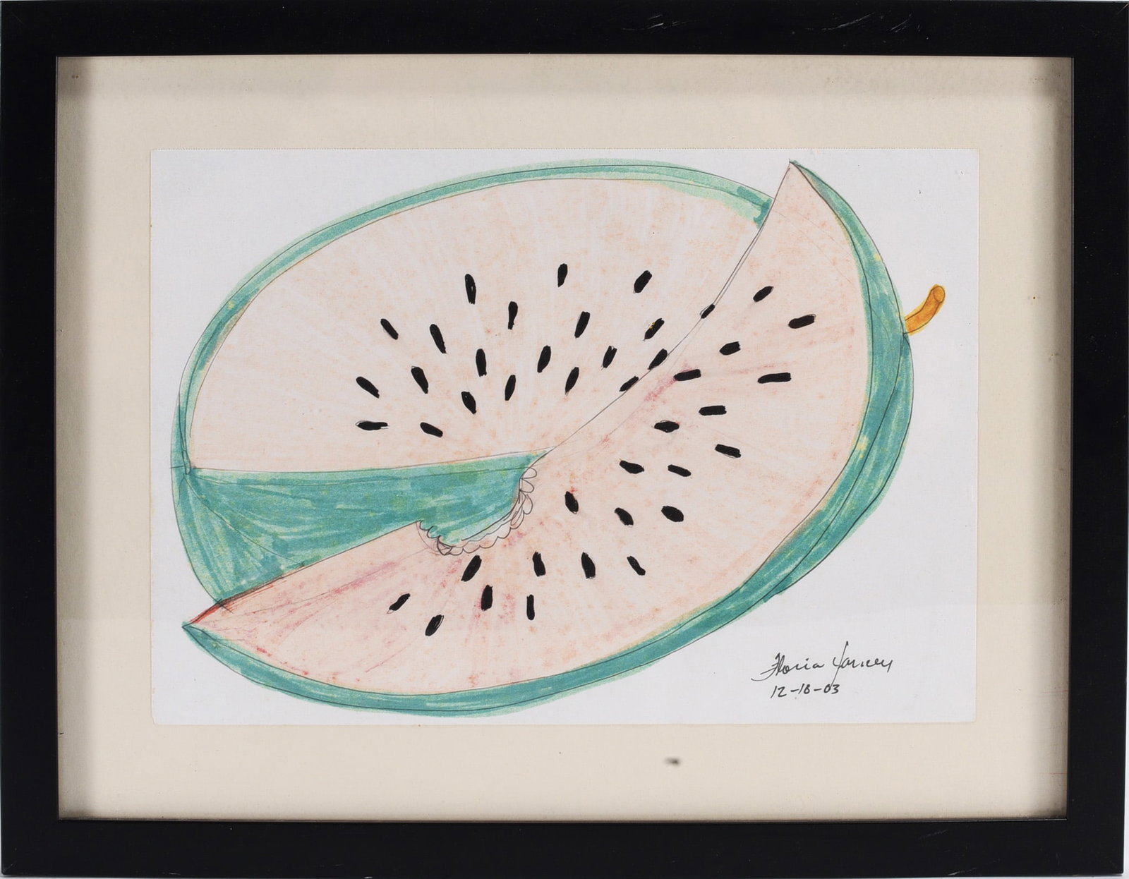 Floria Yancey Selft Taught Art on Paper: Floria Yancey Selft Taught Art on Paper Floria Yancey (American, Georgia, d. 2021) was a visionary folk artist and minister known for colorful spiritual paintings.