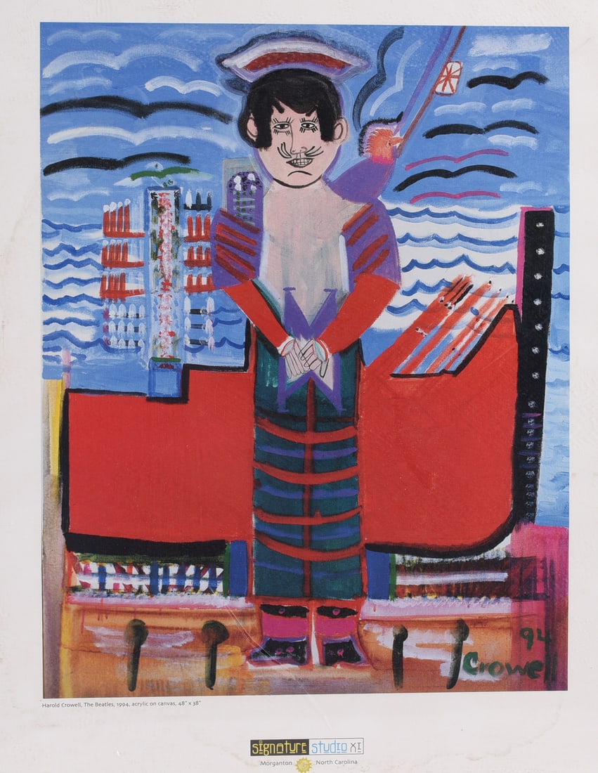 Harold Crowell Print on Paper: Harold Crowell Print on Paper Harold Crowell (American, contemporary) is an artist known for prints on paper.