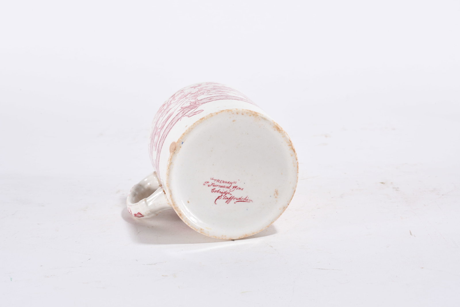 Red Transferware Mug - 3