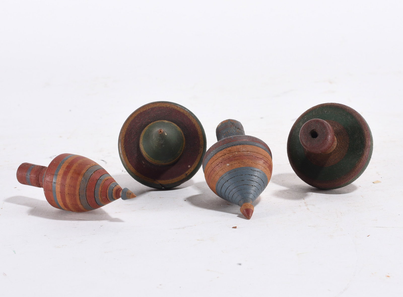 Vintage Carved and Painted Wood tops: Vintage Carved and Painted Wood tops