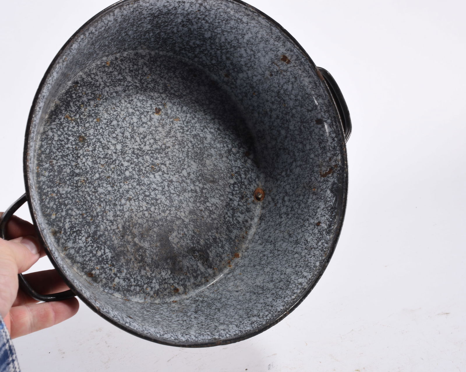 Gray Graniteware Roaster - 3