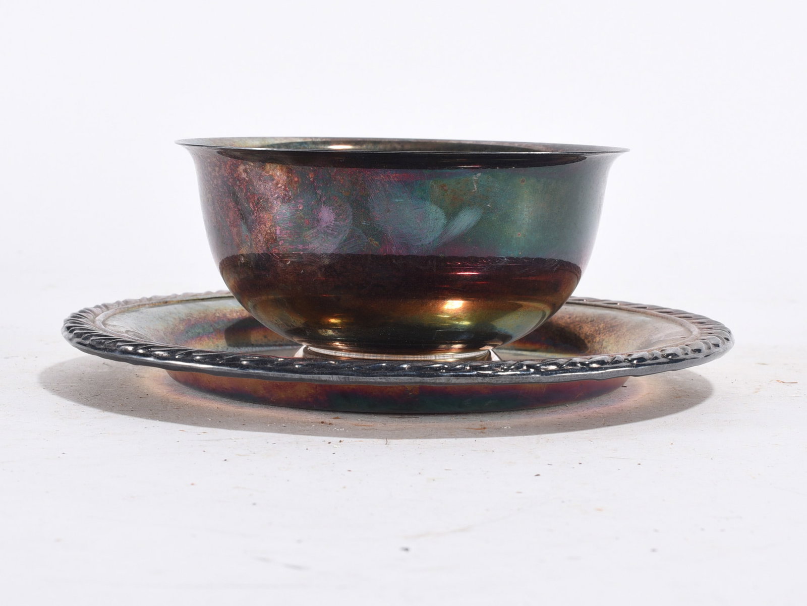 Antique Silver Plate Platter: Antique Silver Plate Platter