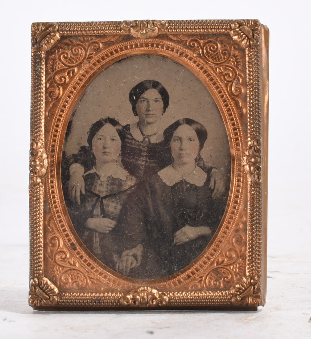 RARE Tin Type of Triplets: RARE Tin Type of Triplets