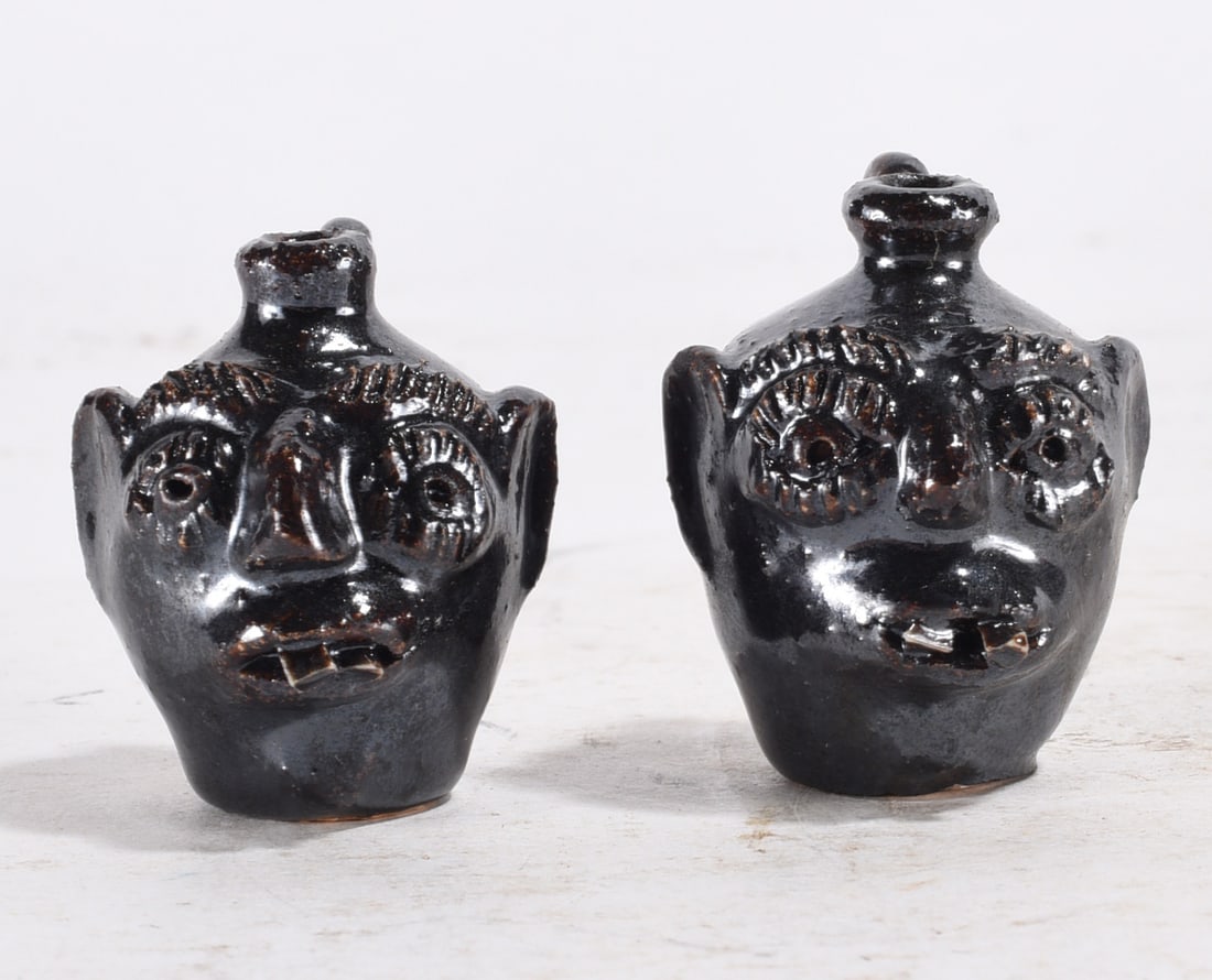 Bob Armfield Miniature Face Jugs: Bob Armfield Miniature Face Jugs