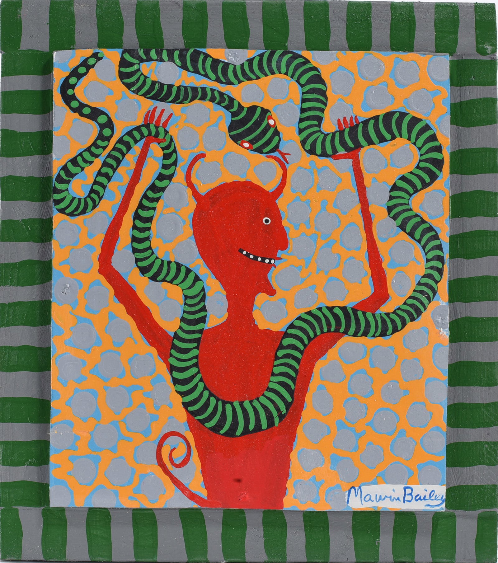 Marvin Bailey Folk Art Painting (1 of 2)