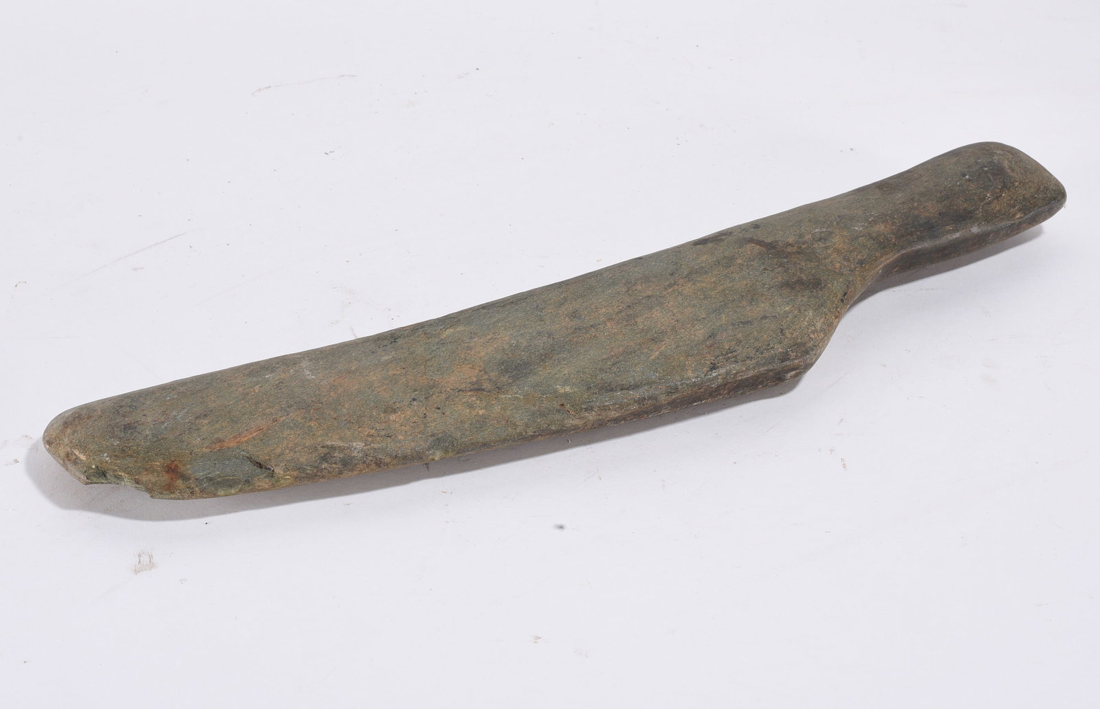 Native American Stone Tool: 17" -- Native American Stone Tool We do offer in house shipping for items under 36" boxes 10"x10"x10" we can ship for around $21. boxes 18x18x18 we can ship for around $56 - $65. to get in house shipp