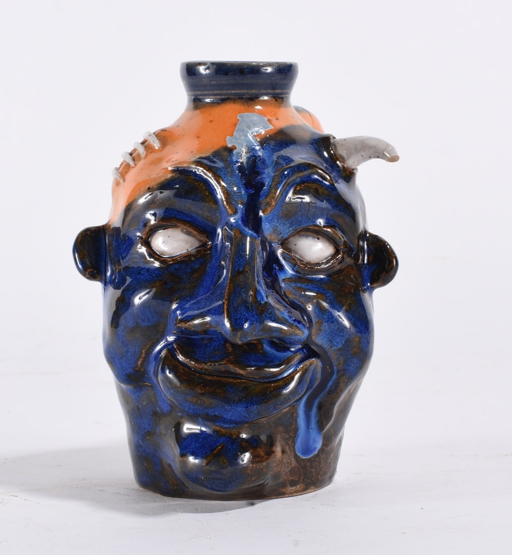 Jeremy Houghtaling Small Face Jug (glued) (1 of 3)