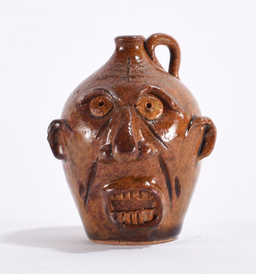 Ryan McKay Miniature Pottery Face Jug (1 of 3)
