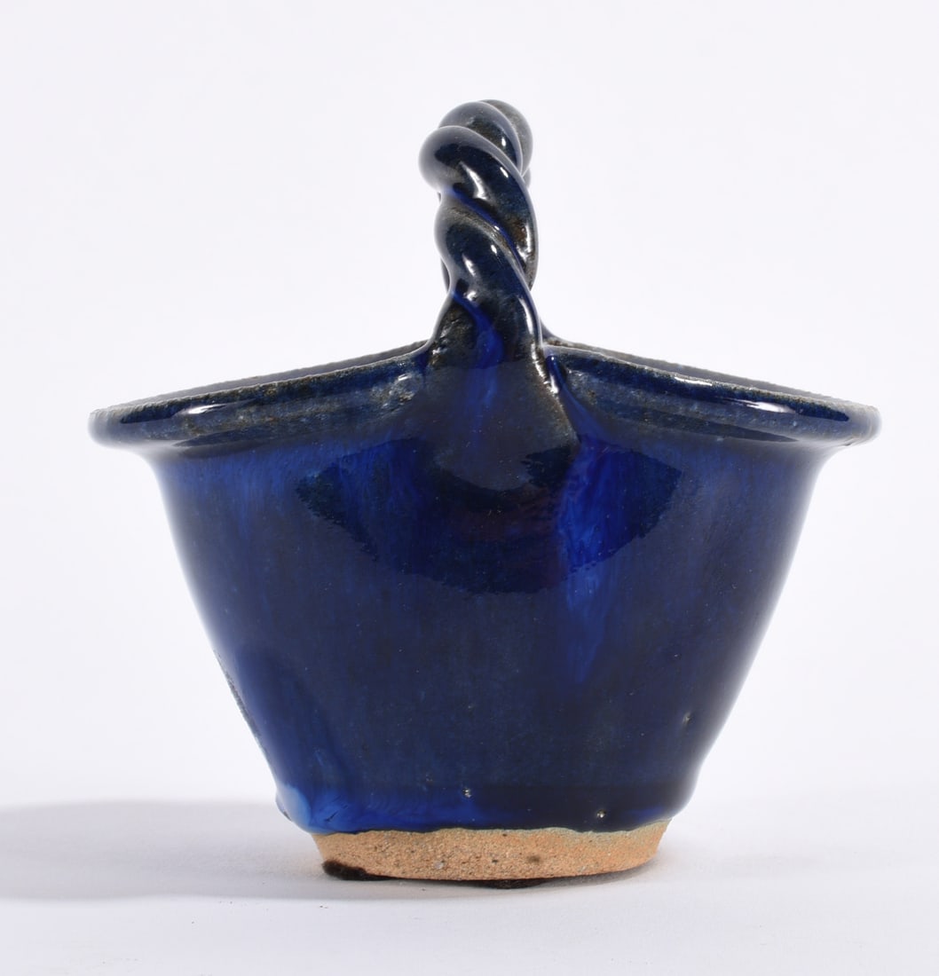 Charles Lisk Miniature Pottery Basket (1 of 3)