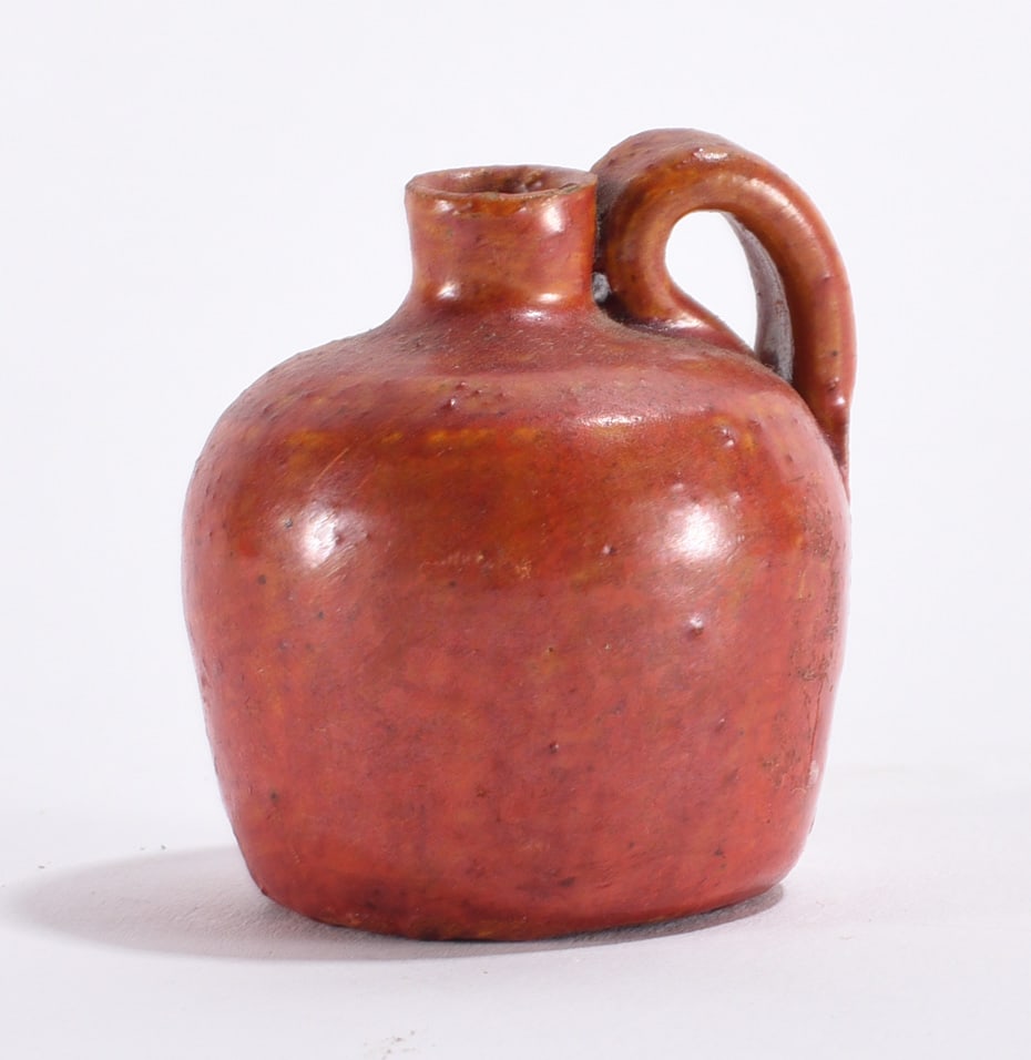 Cole Pottery Miniature Jug ca. 1950: Cole Pottery Miniature Jug ca. 1950 We do offer in house shipping for items under 36" boxes 10"x10"x10" we can ship for around $21. boxes 18x18x18 we can ship for around $56 - $65. to get in house