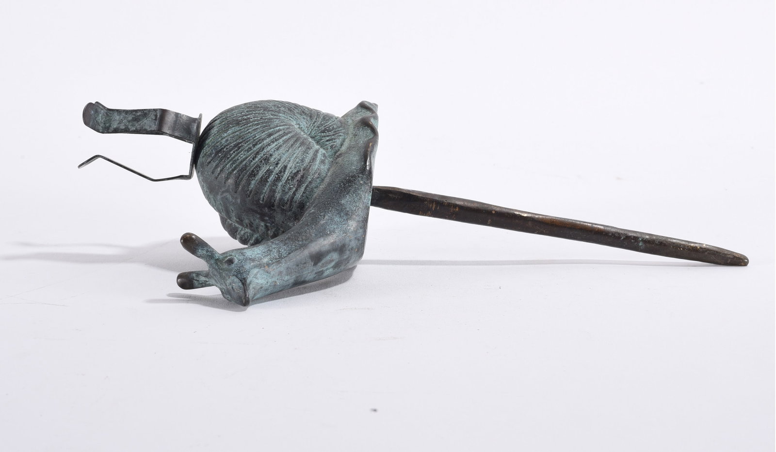 Snail Garden Ornament: 11" -- Snail Garden Ornament We do offer in house shipping for items under 36" boxes 10"x10"x10" we can ship for around $21. boxes 18x18x18 we can ship for around $56 - $65. to get in house shipping p