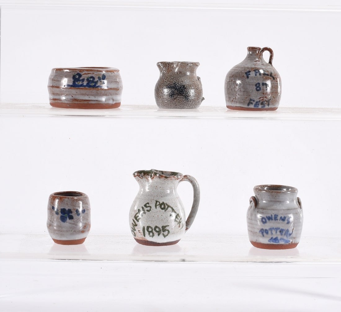 ML Owens Miniature Pottery Collection (1 of 2)
