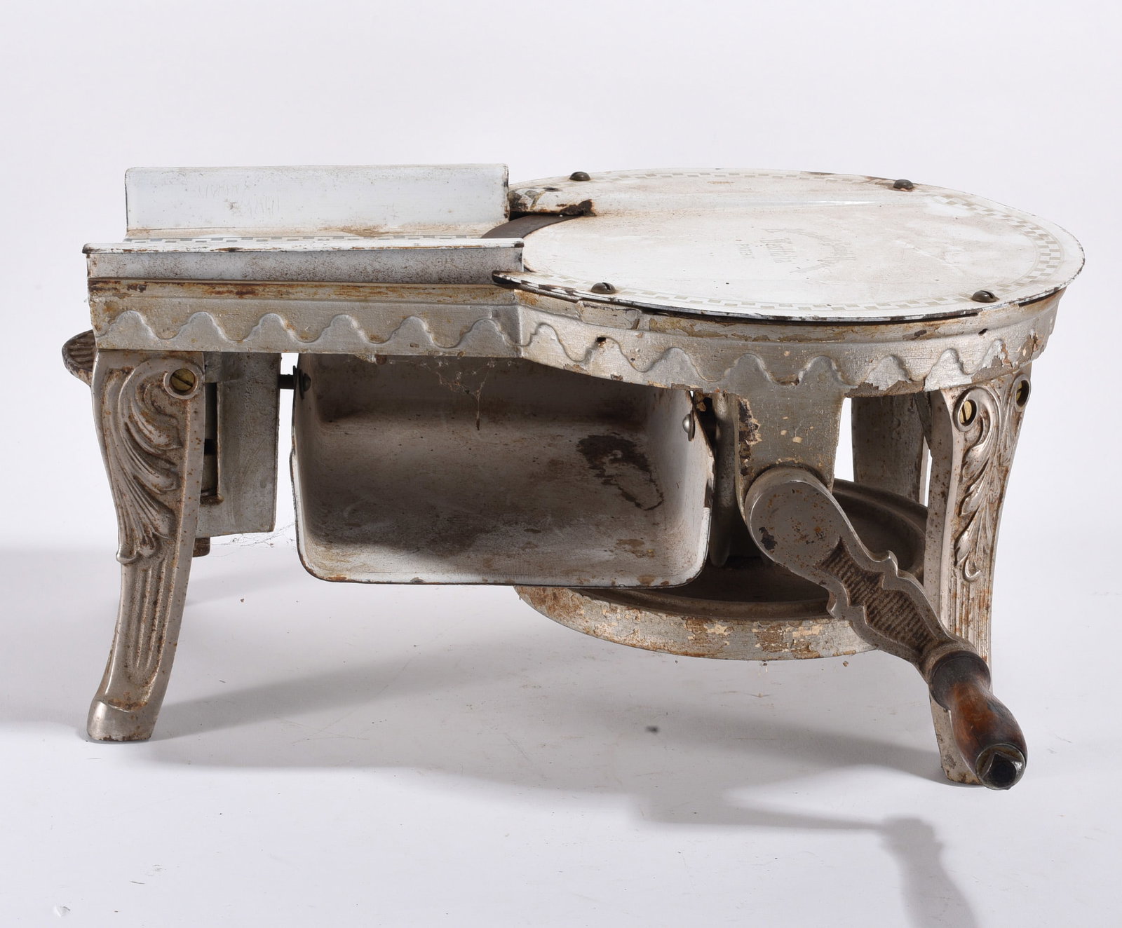 Antique Enamel Meat Grinder (1 of 3)