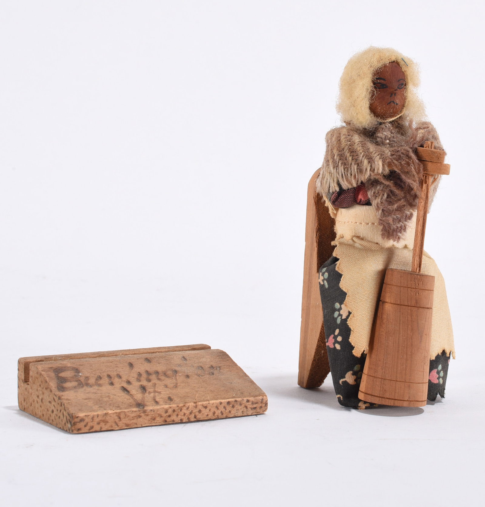 Folk Art Carved Figure: Folk Art Carved Figure We do offer in house shipping for items under 36" boxes 10"x10"x10" we can ship for around $21. boxes 18x18x18 we can ship for around $56 - $65. to get in house shipping pay for