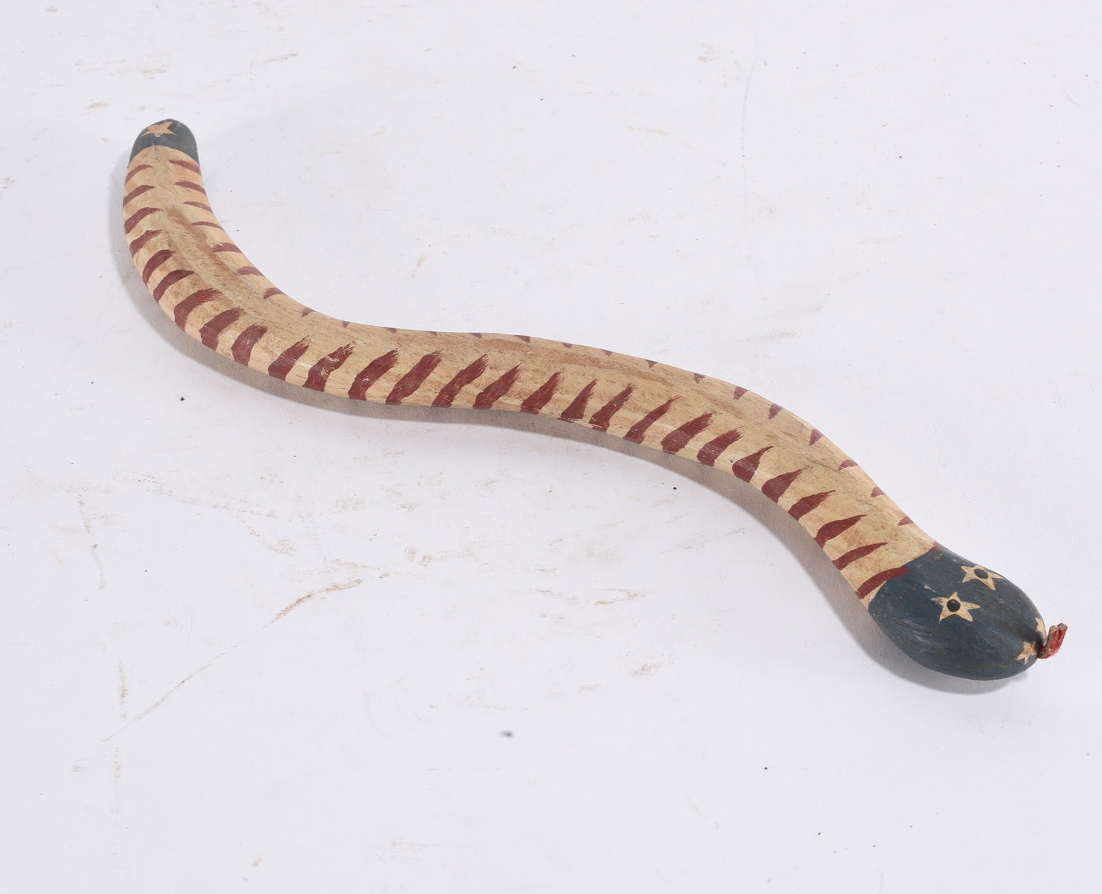 Charles Guidy Folk Art Carved and Painted Snake (1 of 3)