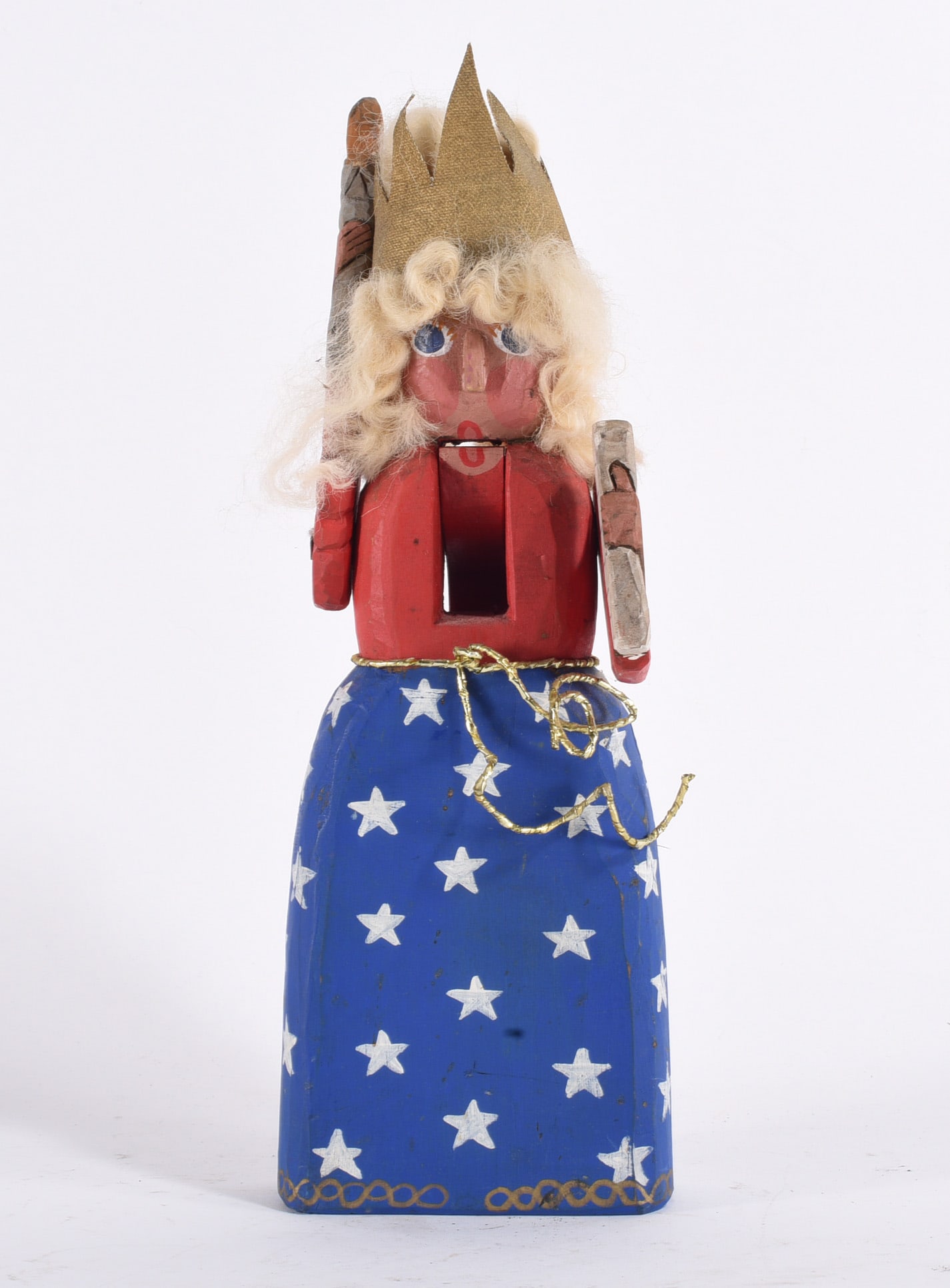 Folk Art Wooden Nut Cracker (1 of 2)