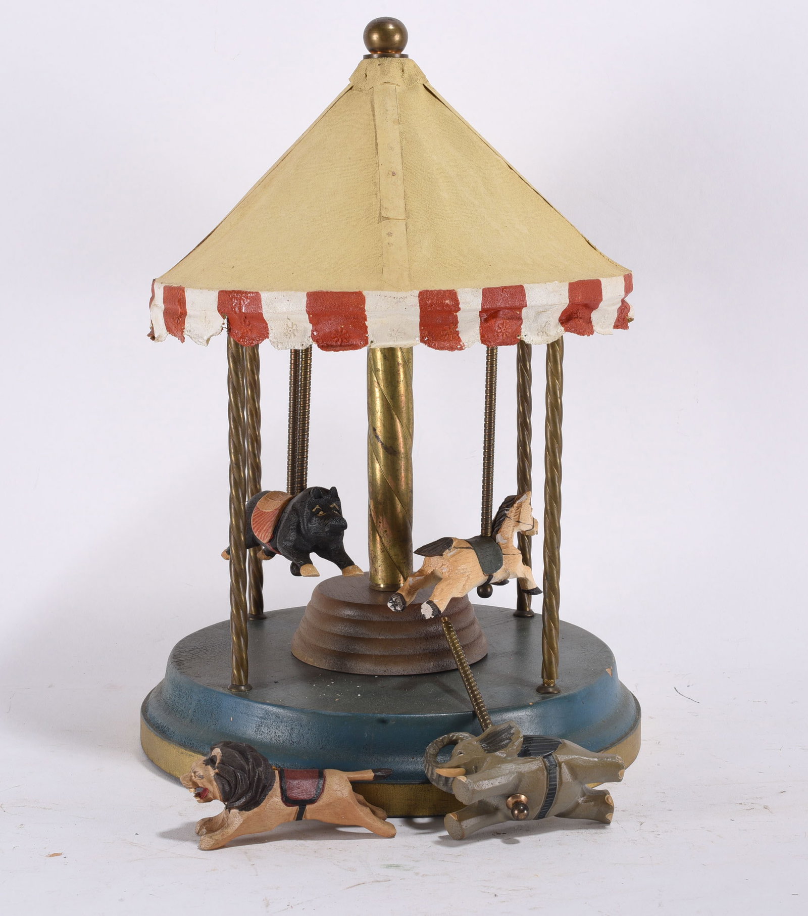 Prison Art Carved Carousel Animals (1 of 4)