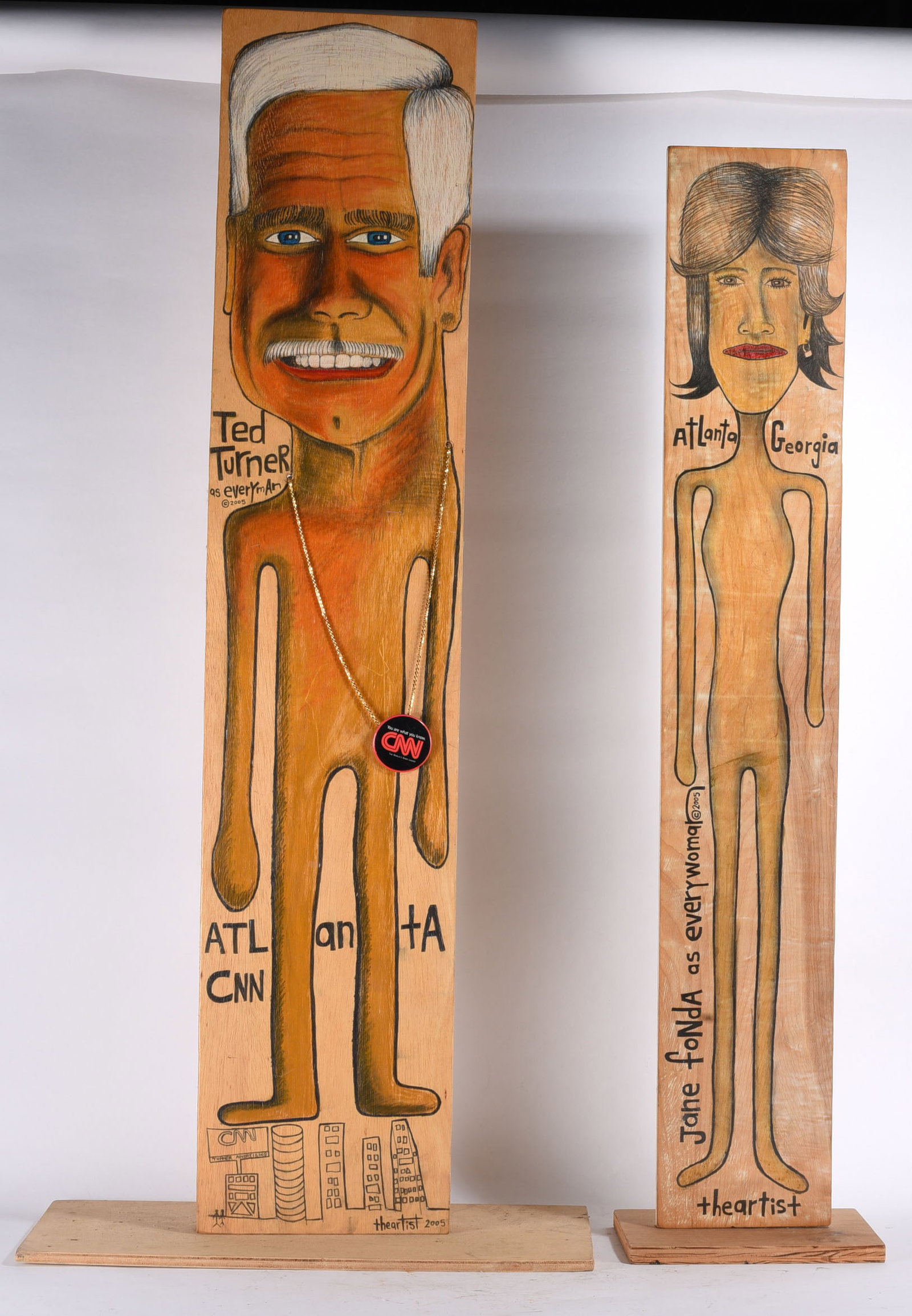 THE ARTIST folk art drawings (1 of 3)