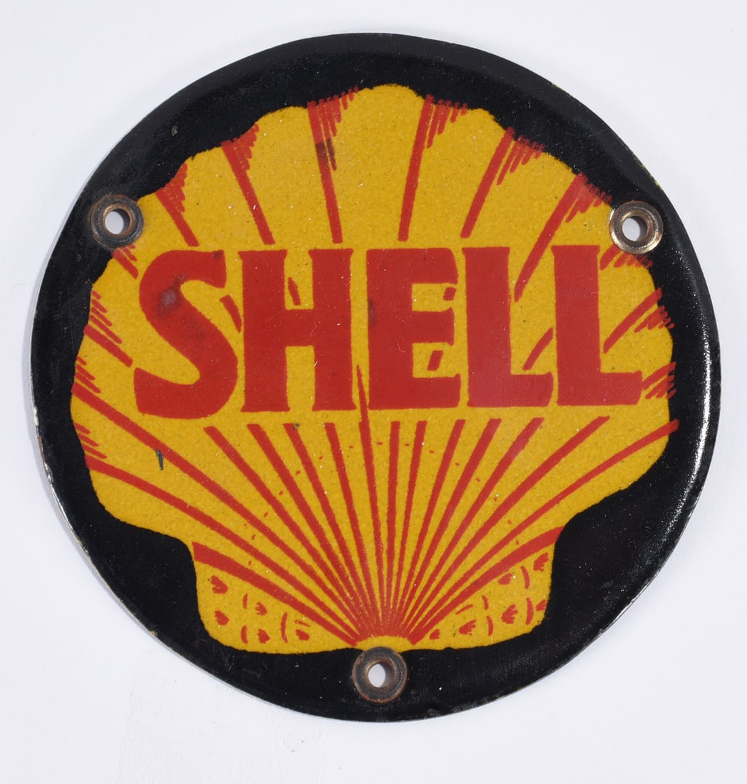 Shell Gasoline Porcelain Sign (1 of 2)