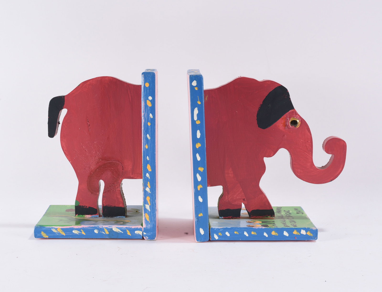 Sam The Dot Man Painted Book Ends (1 of 4)