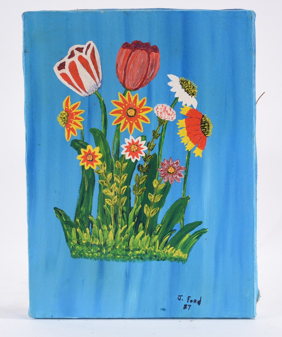 Painting on Canvas signed by James Ford (1 of 2)