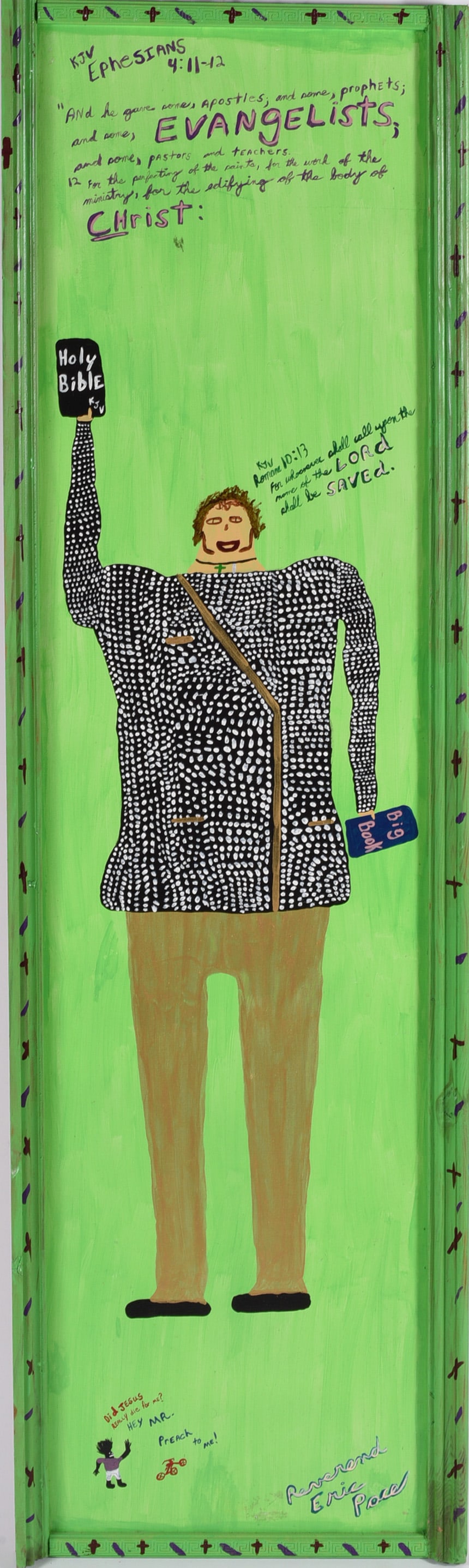 Folk Art Painting by Reverend Eric Pace (1 of 3)