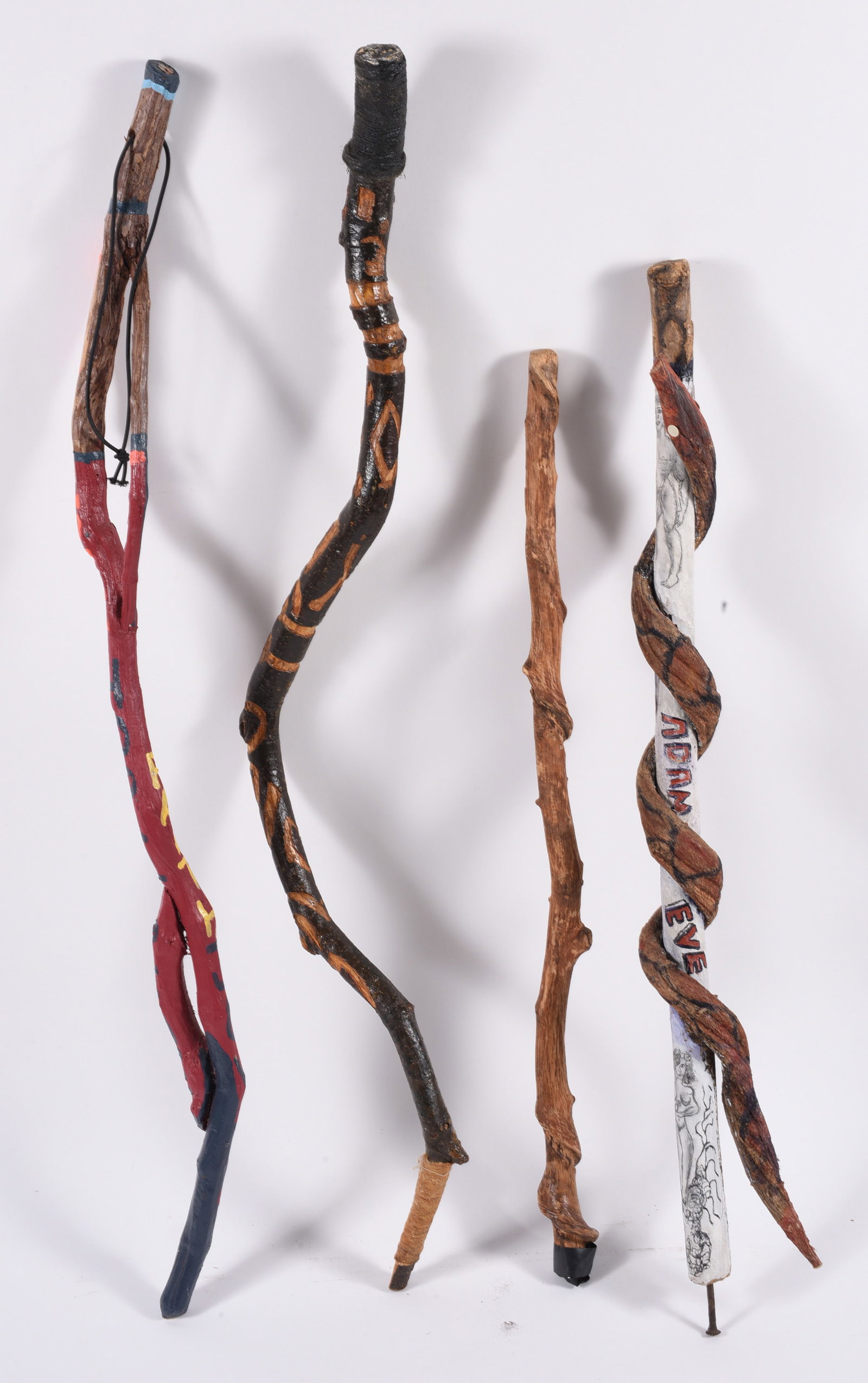 Folk Art Walking Sticks (1 of 3)
