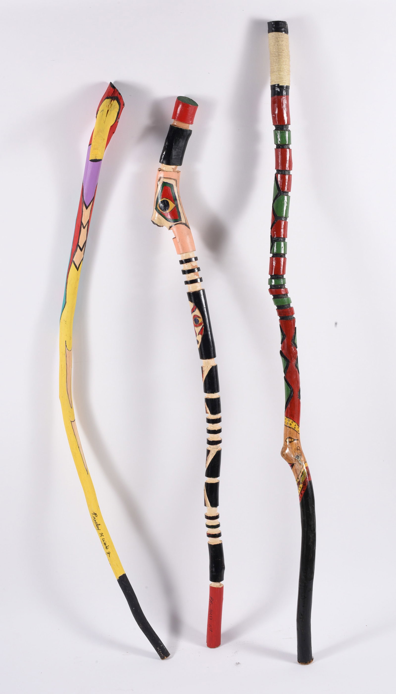 Folk Art Walking Sticks (1 of 3)
